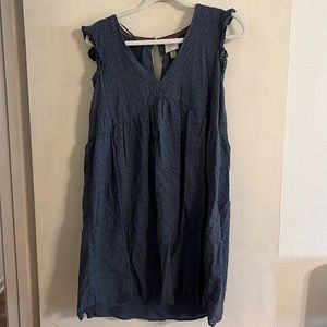 Cute embroidered mini dress